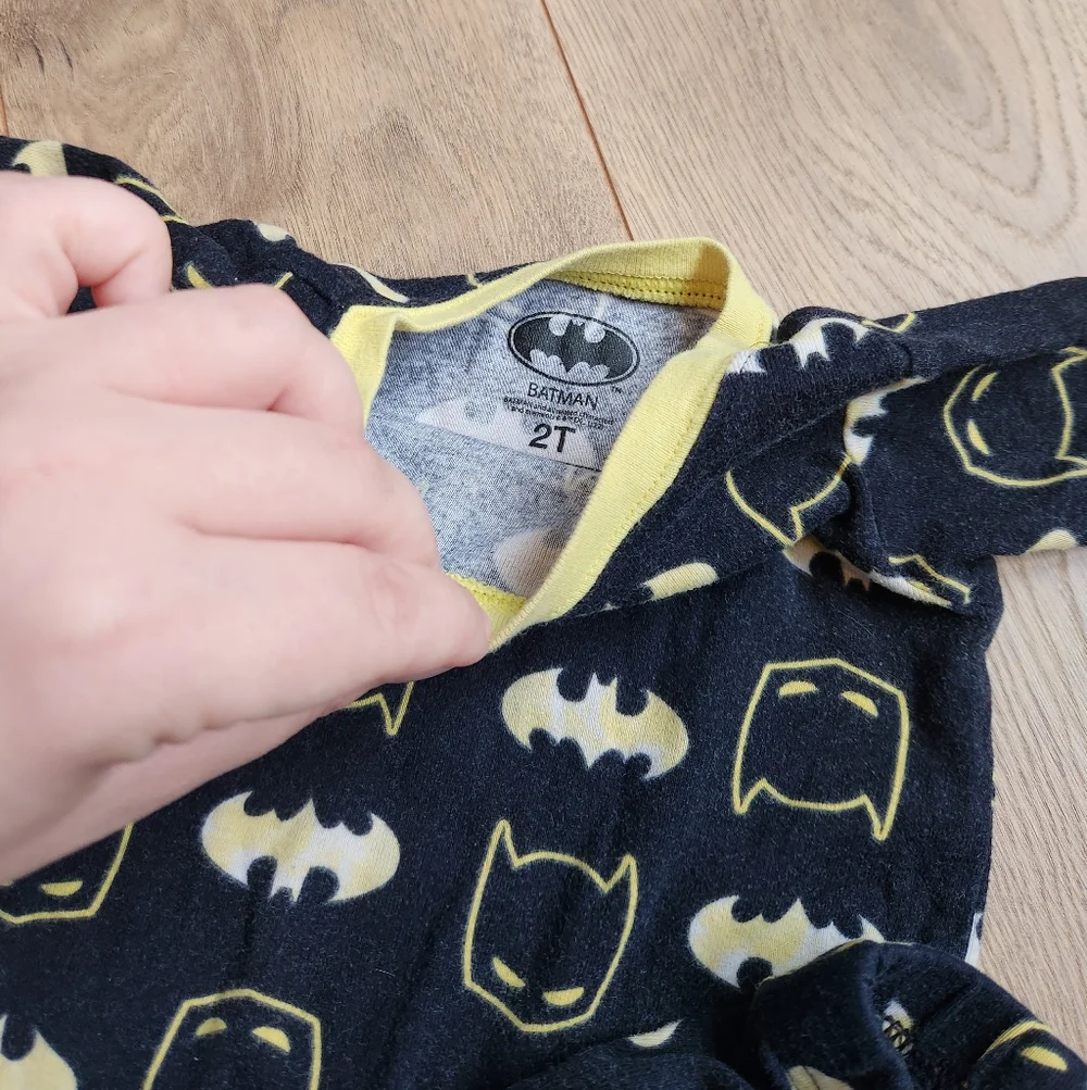 2t Boys batman Pajama Set